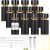 Teenyyou 12 Pack 50 ml Glass Perfume Bottles and Refill Tools Set, Travel Perfume Atomizer Spray Bottles, Portable Empty Refillable Atomizer Decanters with Dispenser Transfer Kit (Black)