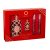 Orientica Luxury Amber Rouge 4 Pc Perfume Gift Set – Notes of Amber Saffron, Jasmine & Orange – Woody, Floral Arabic Perfumes for Women & Men – Perfumes Arabes de Mujer y Hombres