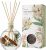 Cedar Wood & White Musk Essential Oil Reed Diffuser for Home&Office, Luxury Hotel Collection Diffuser Oil Inspired by Ritz Carlton, Bathroom,Bedroom&Living Room Shelf Decor,Non-Toxic & Gift Ready