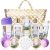 Spa Luxetique Gifts for Women Lavender Gift Baskets for Women 15pcs Bath and Body Work Gift Set With Tote Bag Bath Sets for Women Mothers Day Gifts for Her