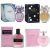 A CENTER 4PCS Perfume Set for Women – Floral Fragrance Gift Set with Vanilla,peony and lily, Eau De Parfume| 3.4 Fl Oz Each Women’s Cologne(Valentine Milano,Paris,Daicy Black/Blue)