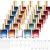 Domensi 30 Pcs 10/15/30/50 ml Glass Square Perfume Bottles Mini Glass Empty Spray Atomizer Bottles Bulk Refillable Perfume Dispenser Container with Pump Tool for Travel (15 ml,Amber Color)