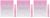 3 Versace Bright Crystal Eau De Toilette Spray Sample Travel Vials .03 oz / 1 ml Each Womens (Lot of 3) NEW